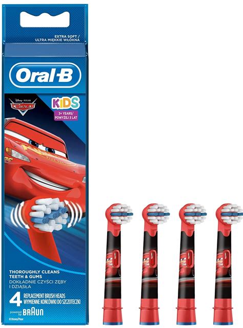 Oral B Kids Cars Eb10 4 4 Sztuki Końcówka Szczoteczki Niskie Ceny I