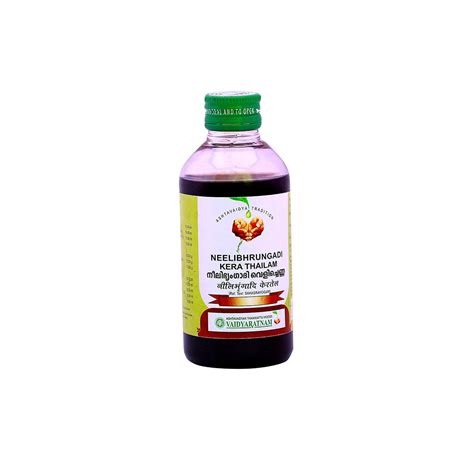 Vaidyaratnam Neelibhringadi Kera Thailam 200 ML Pack Of 2 Ayurvedic