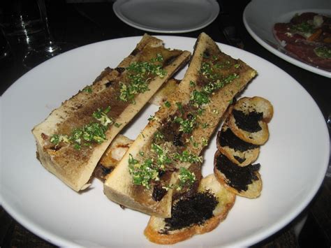 Roasted Bone Marrow With Gremolata Black Garlic Toasts Roasted Bone