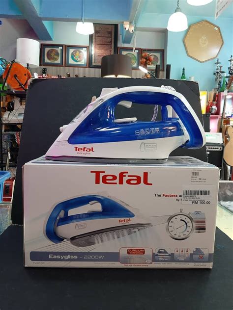 Tefal Steam Iron Dry Easygliss FV4010 TV Home Appliances Washing