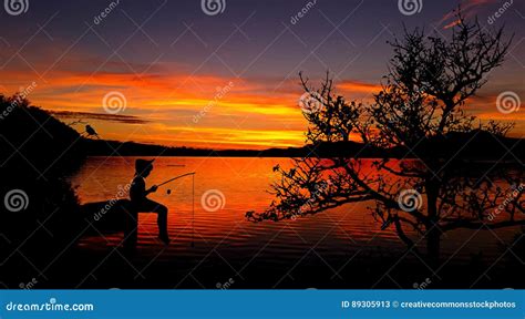 Fisherman At Sunset Picture Image 89305913