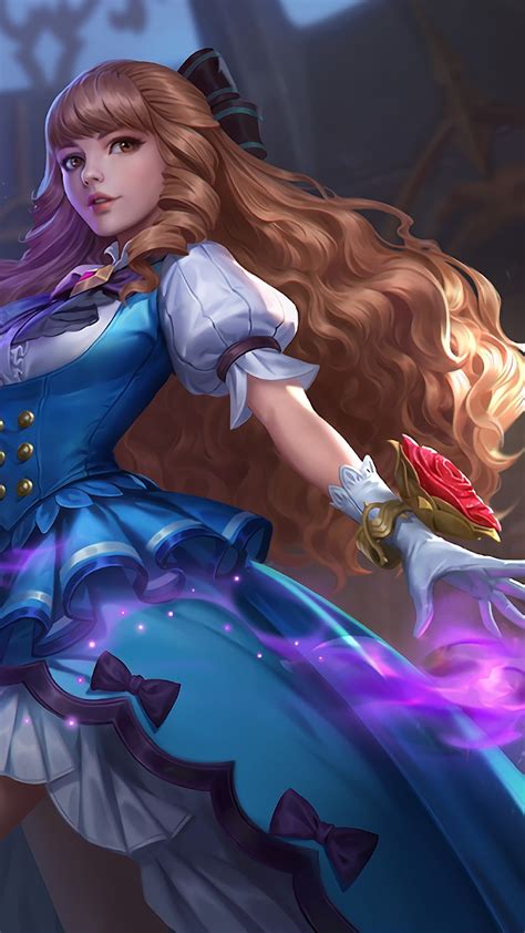 Guinevere Amethyst Dance Mobile Legends Skin 4K HD Wallpaper