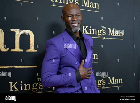 New York Usa Th Dec Actor Djimon Hounsou Attends The King S