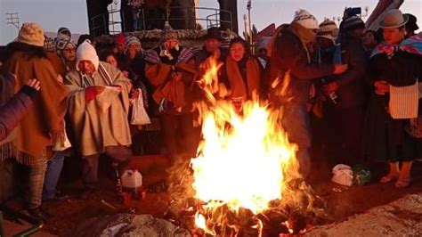 Puno Celebra El A O Nuevo Andino Con Tradicional Ritual Al Sol Y