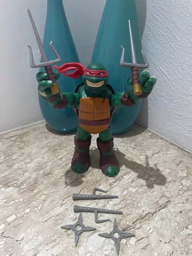 Boneco Tartaruga Ninja Raphael 25 Cm Completo Parcelamento Sem Juros