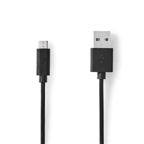 Usb Cable Usb 20 Usb A Male Usb Micro B Male 11 W 480 Mbps