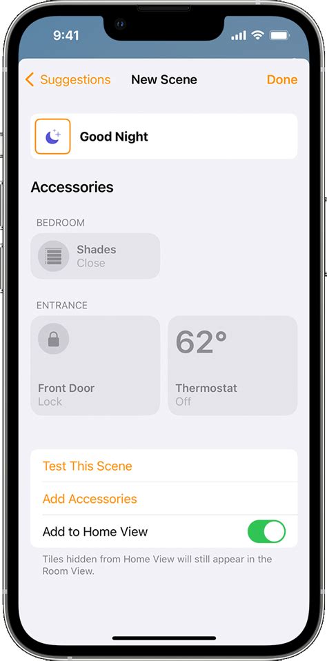 Create Scenes And Automations With The Home App Apple Support