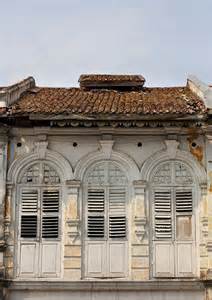 Old Colonial Window George Town Penang Malaysia Architecture