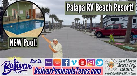 Palapa Rv Beach Resort On Bolivar Peninsula Great Amenities And New