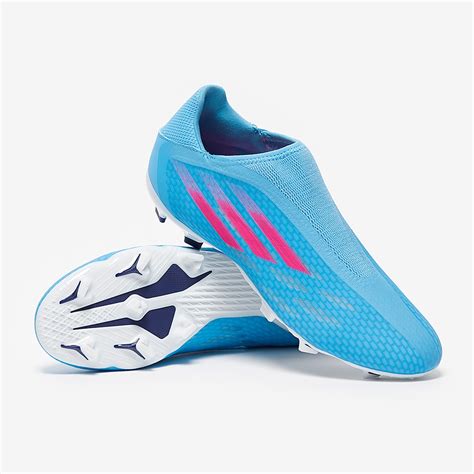 Adidas X Speedflow Laceless Fg Ciel Rose Choc Quipe Blanc