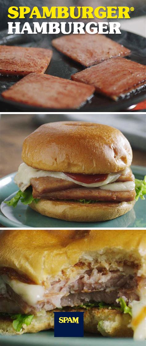 Kick ordinary burgers in the buns. Sizzle Pork And Mmm™. | SPAM® Brand ...