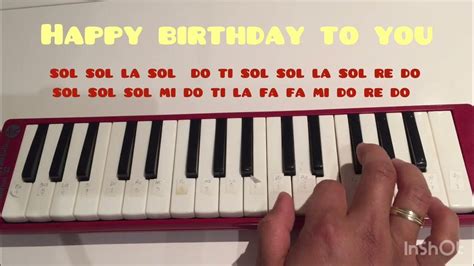 Happy Birthday To You 🎂 Melódica Cover With Toturial For Beginners Youtube