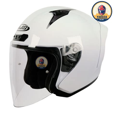 Jual HELM NJS KRONOZ HALF FACE S0LID SNI Shopee Indonesia