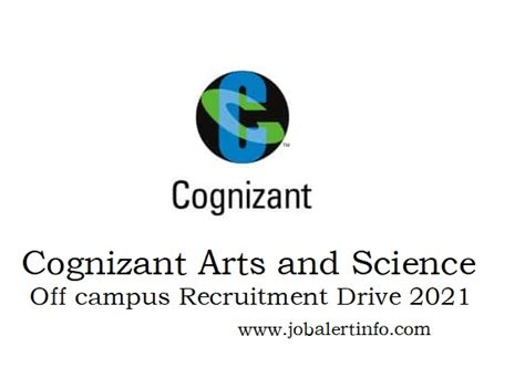 Cognizant Arts And Science Off Campus Recruitment Drive Jobalertinfo