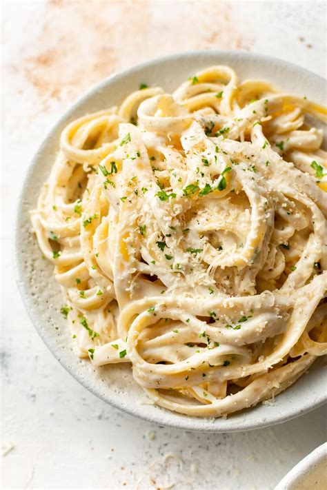 Easy Homemade Fettuccine Alfredo Sauce Is Made With Cream Cheese And