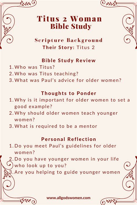 Titus 2 Woman Godly Advice For Older Women