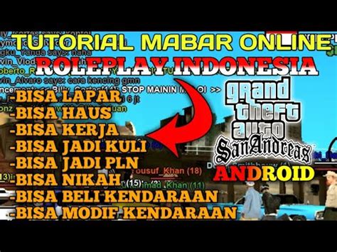 Tutorial Lengkap Cara Mabar Online Gta Samp Android Gta Samp Roleplay