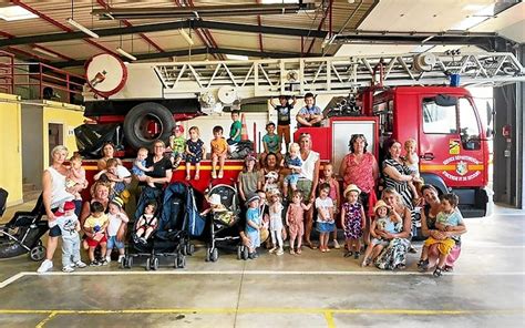 Les Canailloux en visite chez les pompiers de Saint Renan Le Télégramme