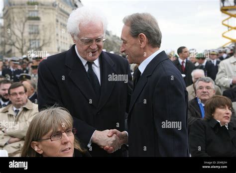 Former French Prime Minister Lionel Jospin And Mayor Of Paris Bertrand