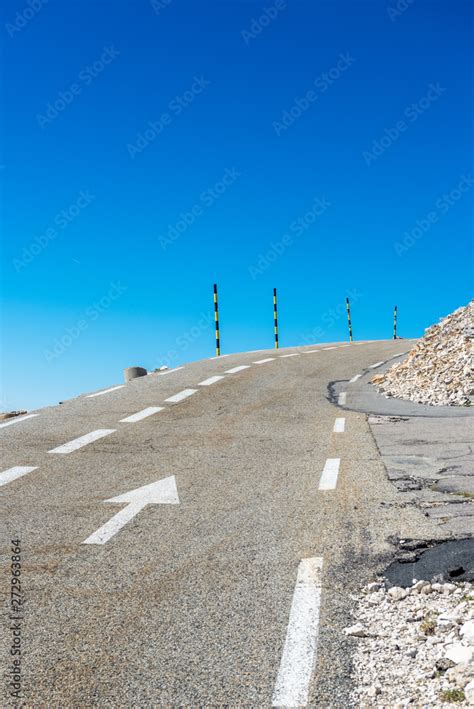 Route to the summit of Mont Ventoux Stock Photo | Adobe Stock