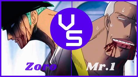 Roronoa Zoro Vs Mr 1 Daz Bones Shishi Sonson Legendado Em PT BR