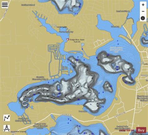 Leech Lake Fishing Map - Unique Fish Photo