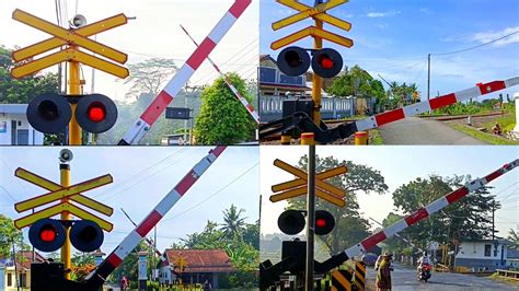 Kompilasi Palang Pintu Kereta Api Railroad Crossing Compilation