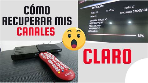 Cómo configurar los canales de claro colombia Mundowin