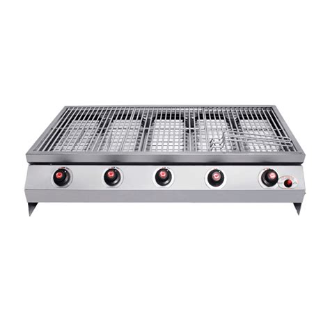 Built In Gas Braai 5 Burner Slimline By Chef Core Catering