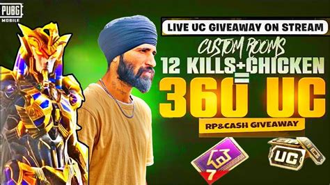 Pubg Mobile Live Uc Custom Rooms Uc Custom Rooms Uc Giveaway Uc