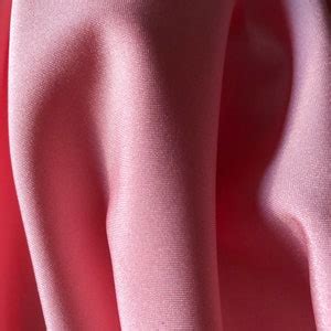 Shiny Finish Milliskin Nylon Spandex Fabric Blush Pink Way Stretch