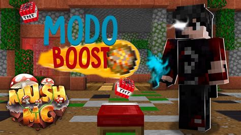 Jogando Bedwars No Novo Modo Boost Do Mushmc Youtube