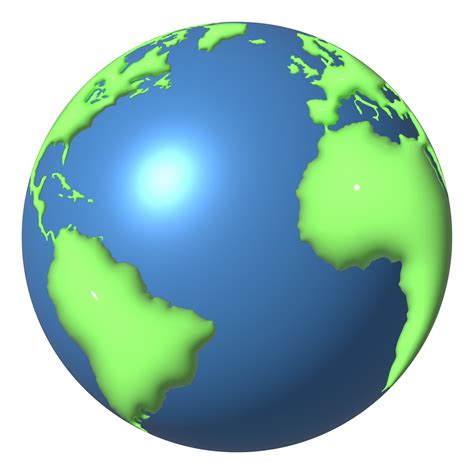 3d Render Of Planet Earth Icon 19922830 Png