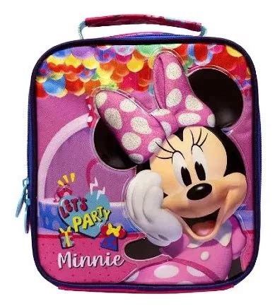 Lancheira T Rmica Minnie Mouse Rosa Escolar Original Xeryus