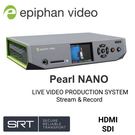 Video Streaming Ip Network Epiphan Pearl Nano Live Video