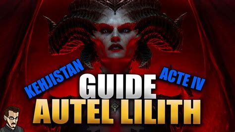 Guide Complet Des Autels De Lilith Du Kehjistan Acte Iv Leurs