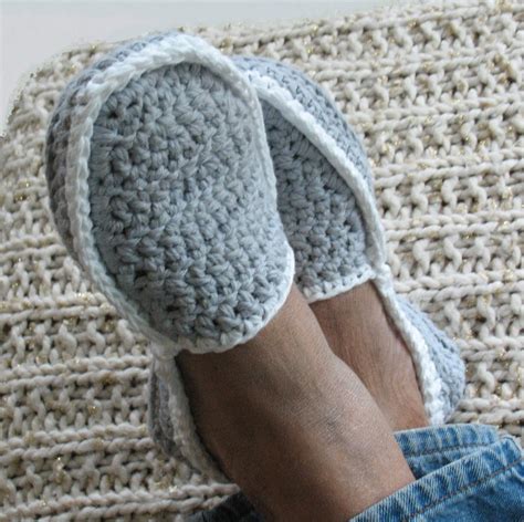 Crochet Pattern House Slipper Pattern For Men And Women In 5 Etsy