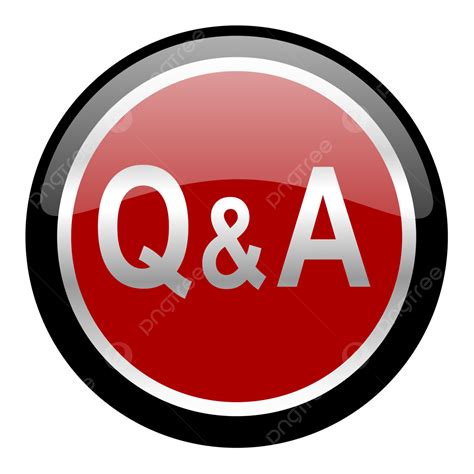 Question Answer Icon Sign Chrome Business Faq Png Transparent Image