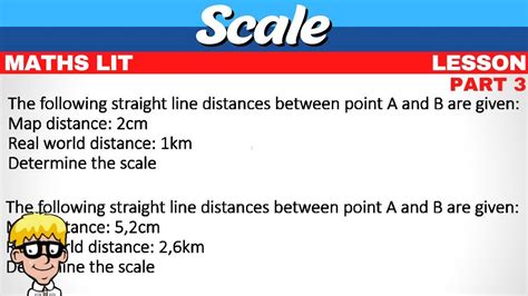 Maps Maths Lit Ratio Scale Part Youtube