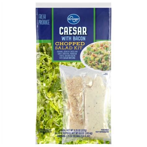 Kroger® Caesar with Bacon Chopped Salad Kit, 11.55 oz - Smith’s Food ...