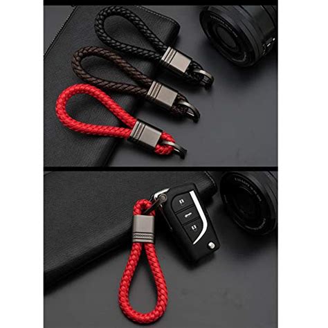 Braided Rope Car Keychain Morechioce Universal Car Accessories Keyring Creative Key Chainkey