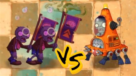 Plants Vs Zombies 2 Two Rally Zombies Vs All Zombies Mronger Youtube