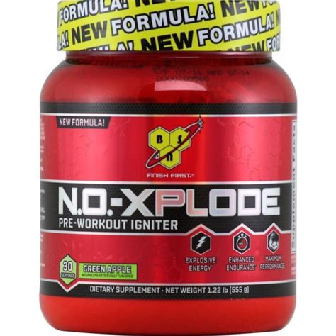 Bsn N O Xplode Pre Workout Igniter Servings Lb Green Apple