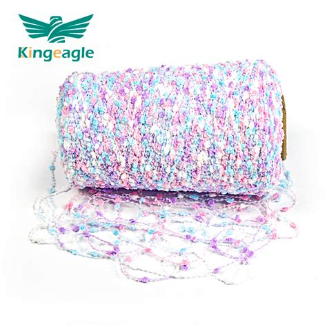 Kingeagle 100% Polyester Nep Bean Wool Yarn Manufacturers for Knitting ...