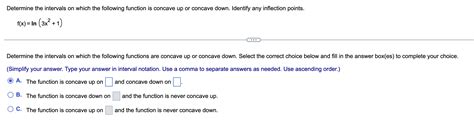 Solved Determine The Intervals On Which The Course Hero