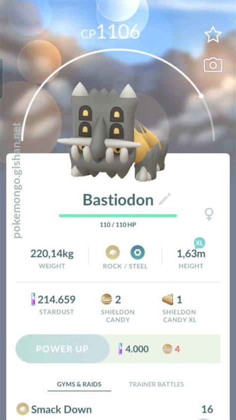 Bastiodon - Pokemon Go