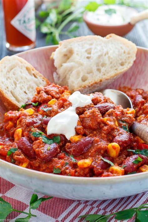 Chili Con Carne Rezept Schnell Und Einfach Emmikochteinfach