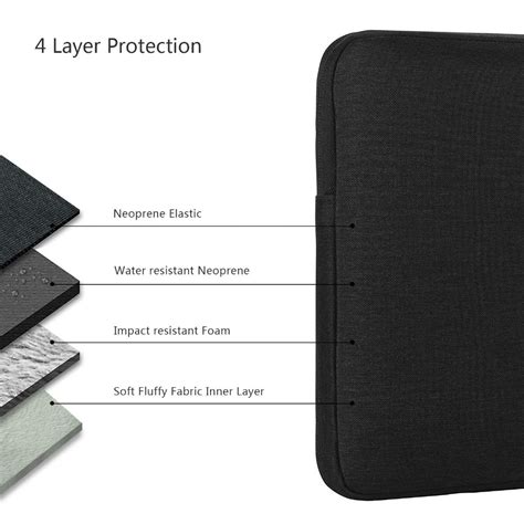 Rhodey Sleeve Case Laptop Waterproof Polyester Neoprene Bag 13 Inch