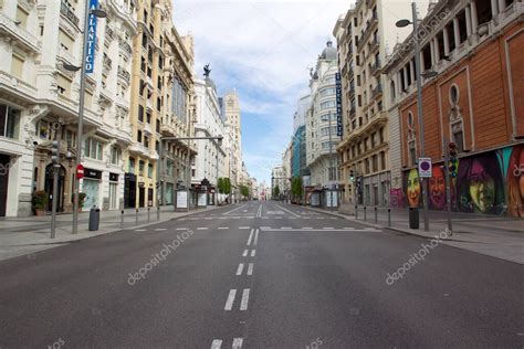 Madrid España 4 de mayo de 2020 El Covid 19 deja las calles de