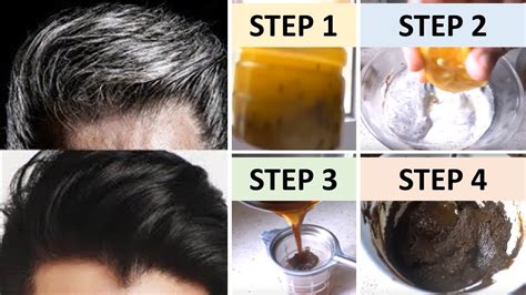 4 Remedies To Turn White Hair To Black Permanently Apply Once To See Results Instantly Youtube